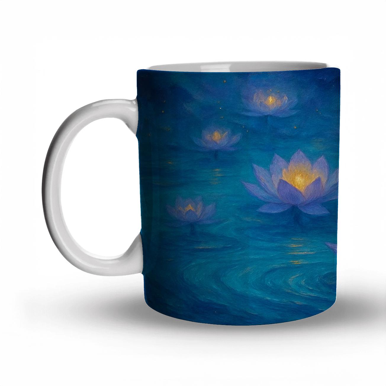 Mystical Lotus Reverie insulated thermal mugs