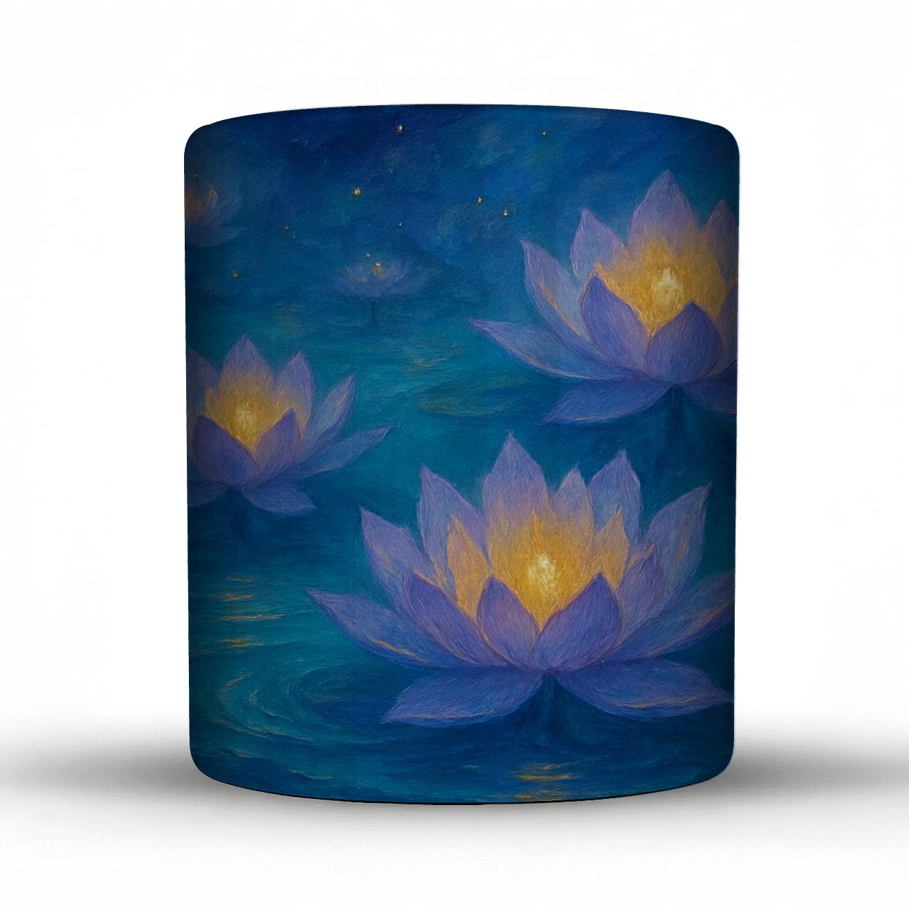 Mystical Lotus Reverie insulated thermal mugs