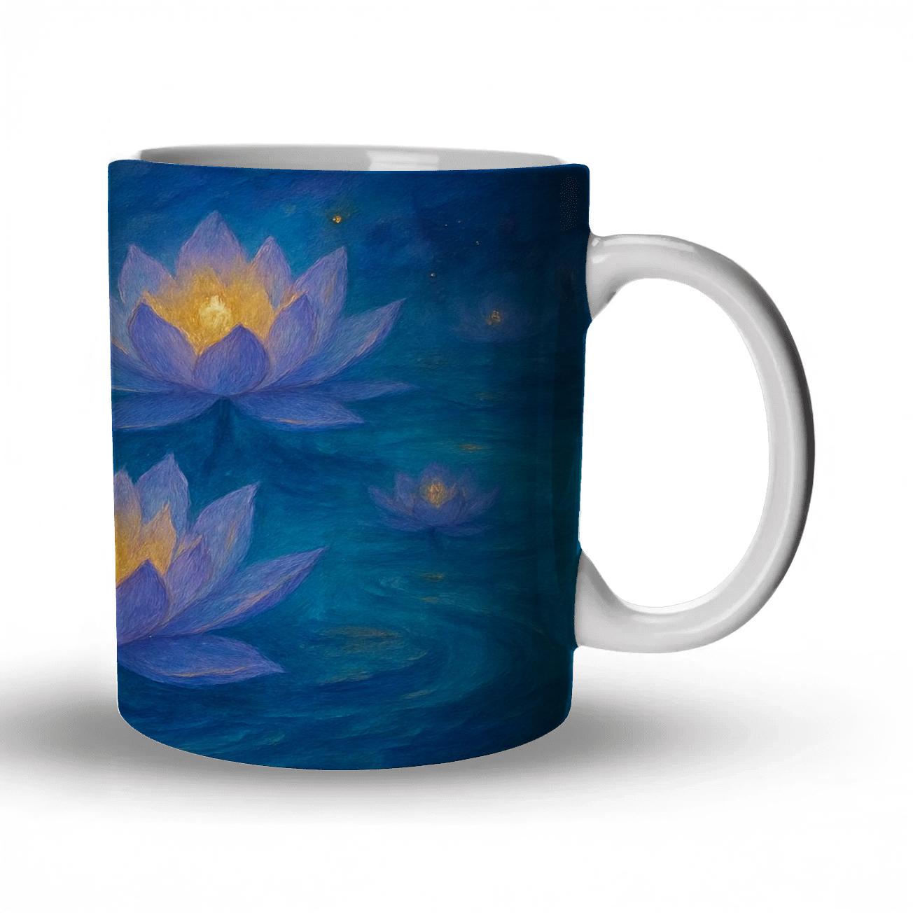 Mystical Lotus Reverie insulated thermal mugs