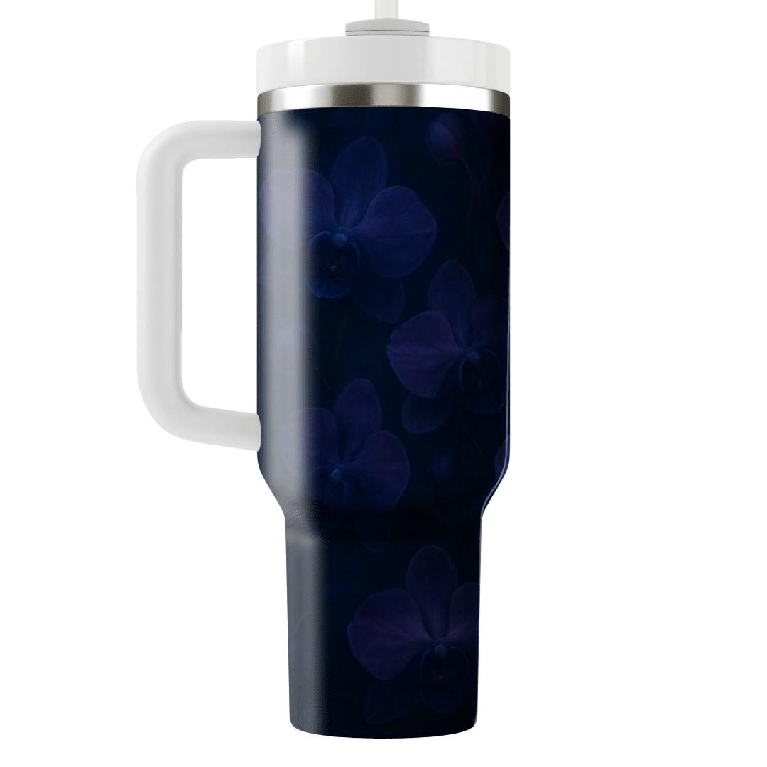 Midnight Orchid Reverie custom tumblers