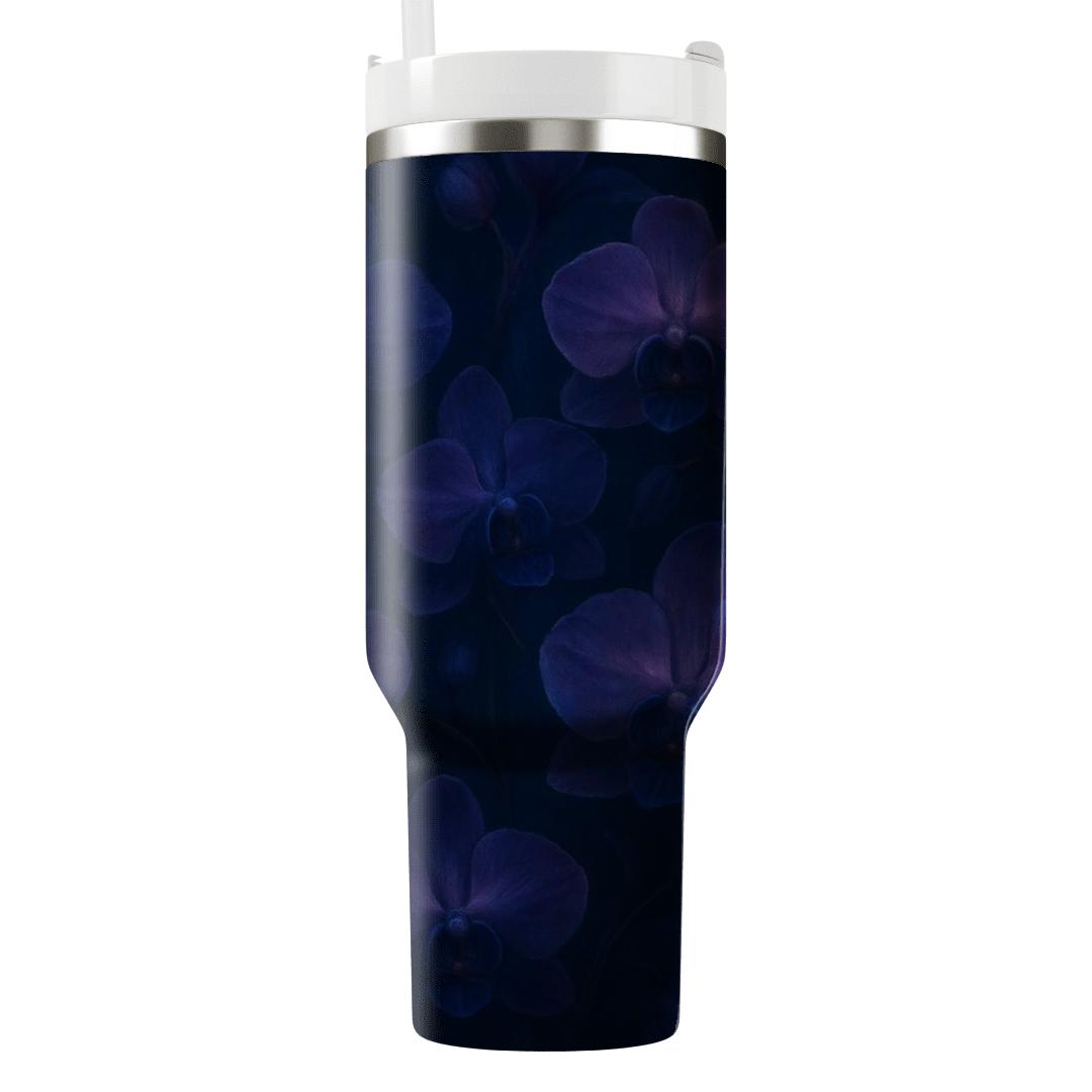 Midnight Orchid Reverie custom tumblers