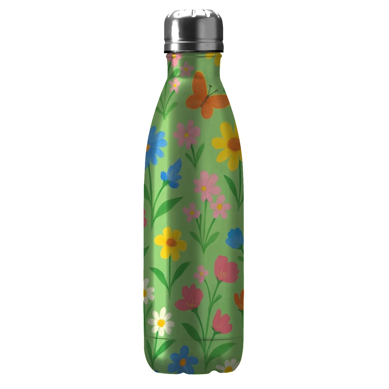 Whimsical Wildflower Dreams decorative water bottles