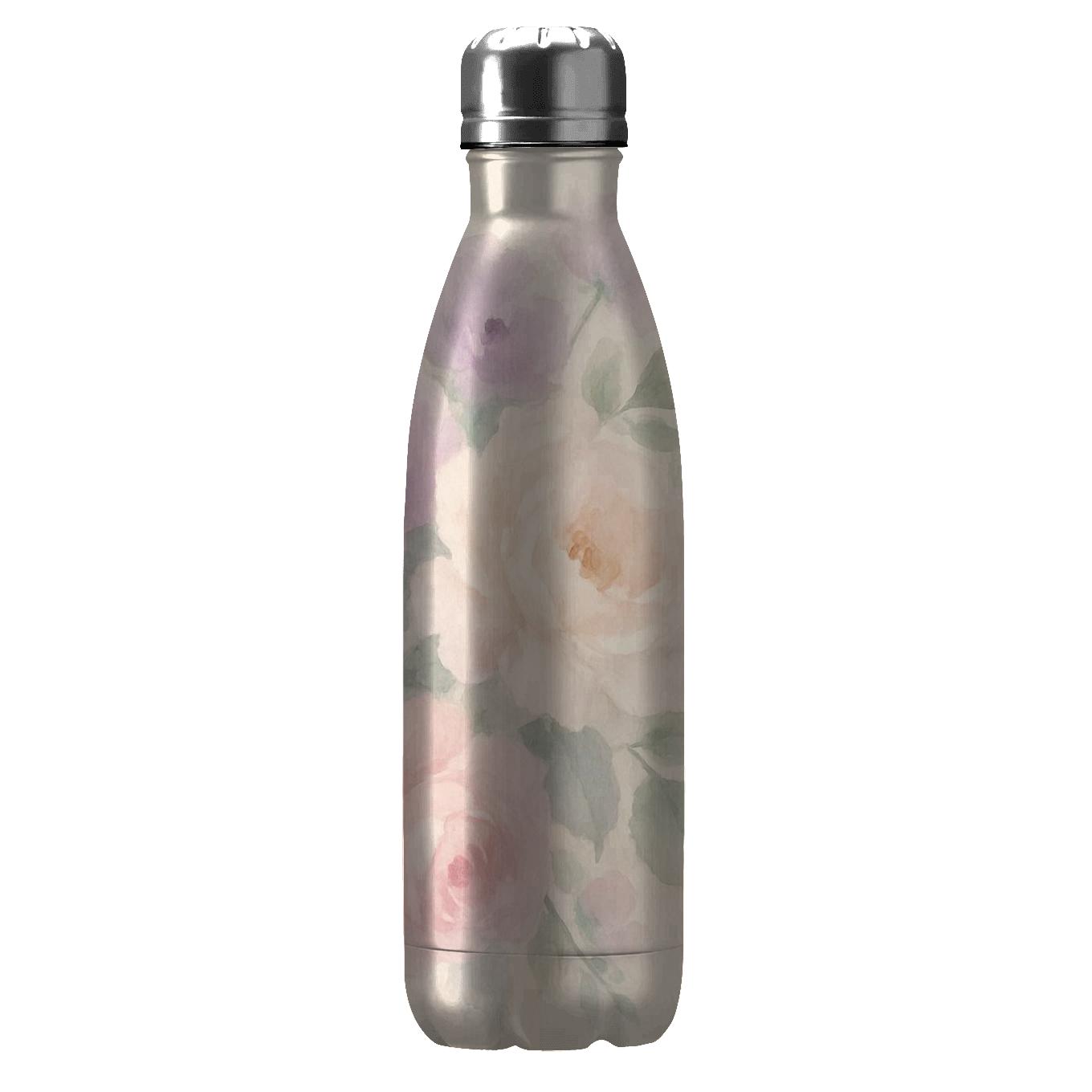 Elegance Of Watercolor Blooms travel water bottles