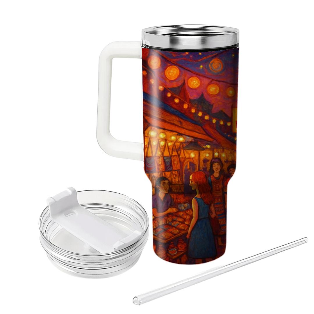 Chiang Mai Night Bazaar decorative tumblers