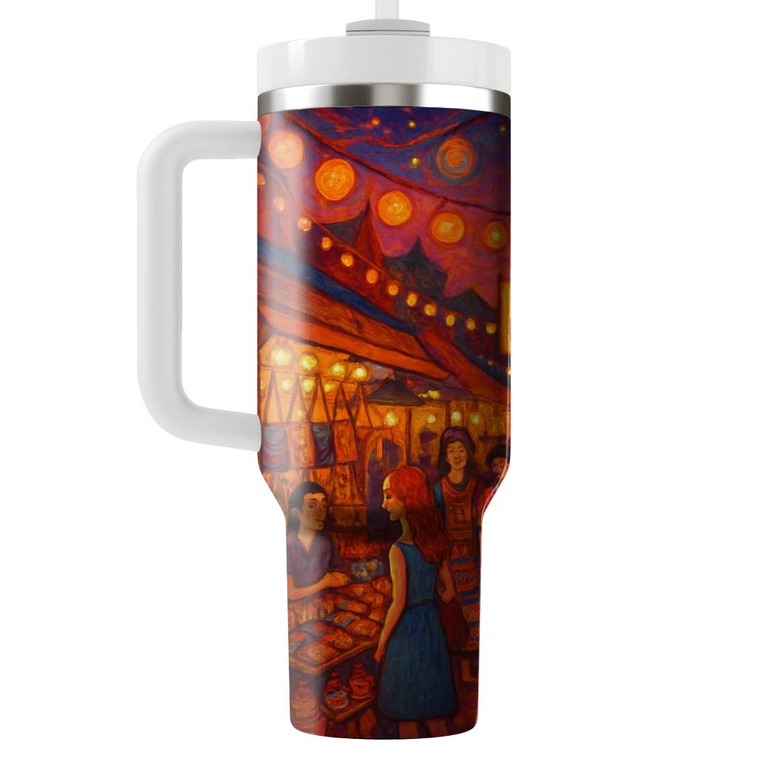 Chiang Mai Night Bazaar decorative tumblers