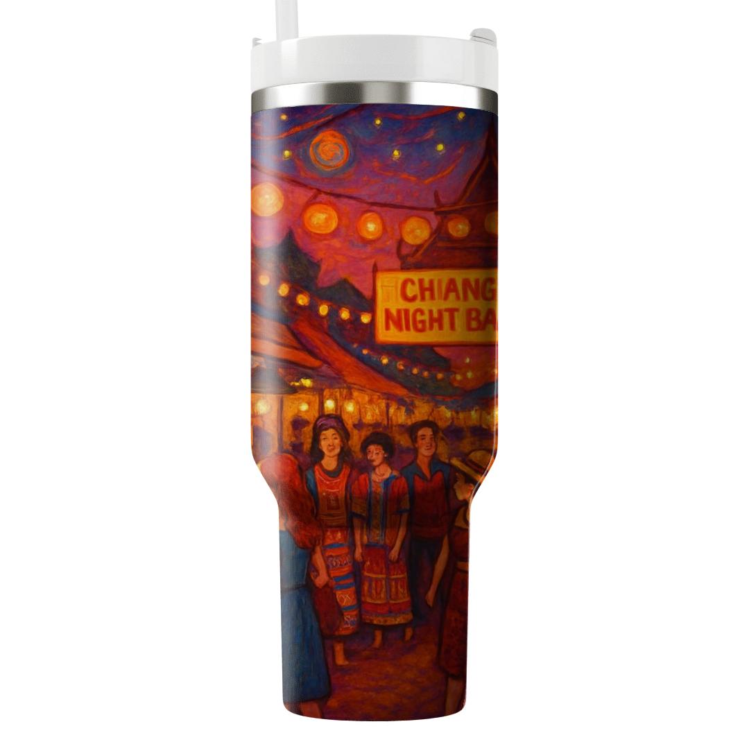 Chiang Mai Night Bazaar decorative tumblers