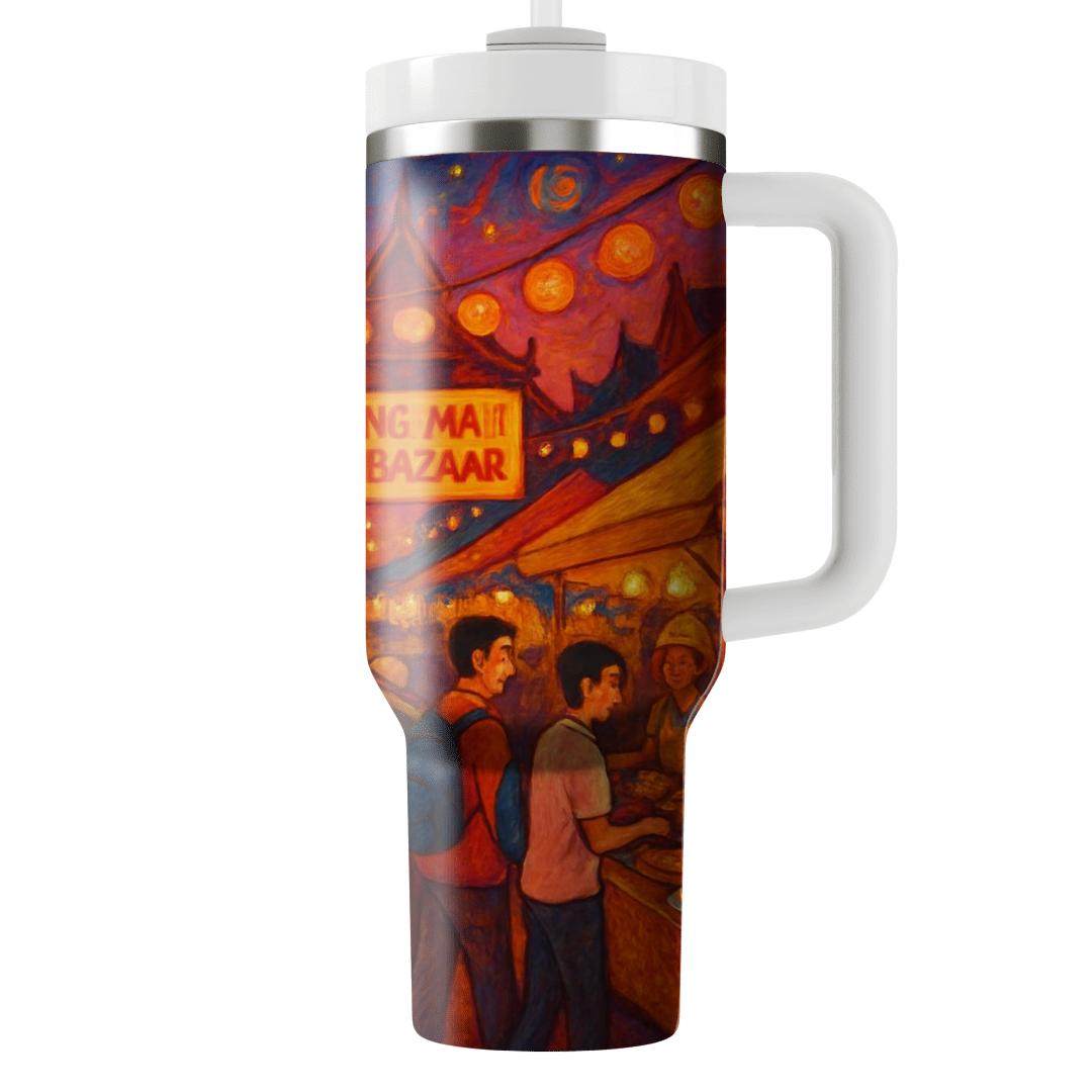 Chiang Mai Night Bazaar decorative tumblers