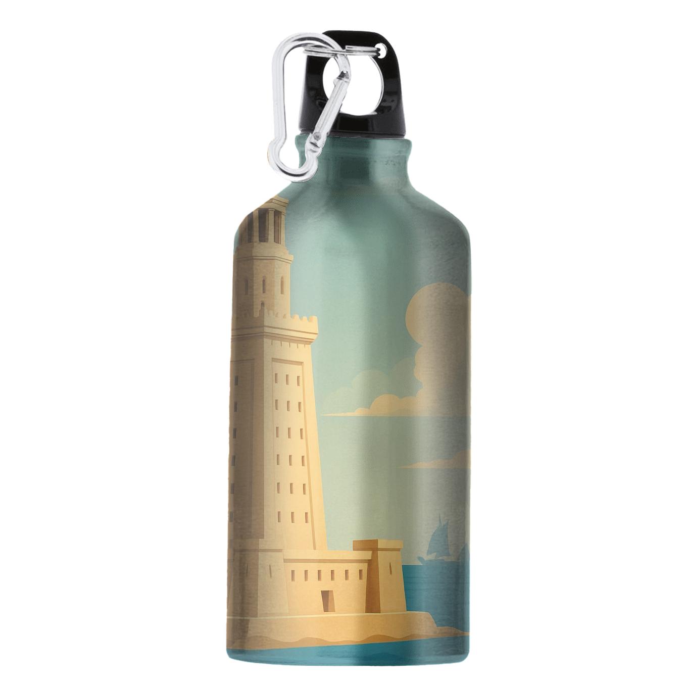 Lighthouse Of Alexandria sports bottles with lids