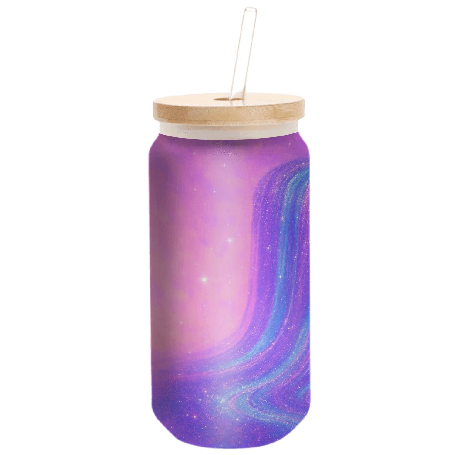 Twilight Glitter Cascade premium crystal drinkware