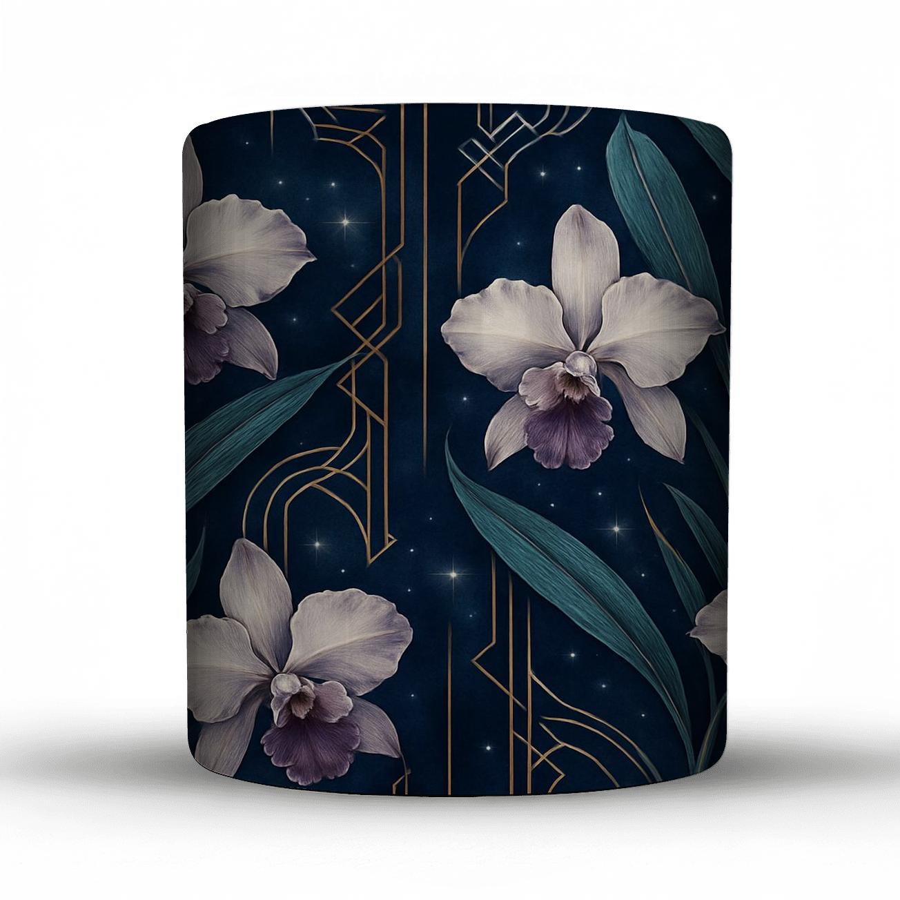 Midnight Orchid Sonata premium drinkware mugs