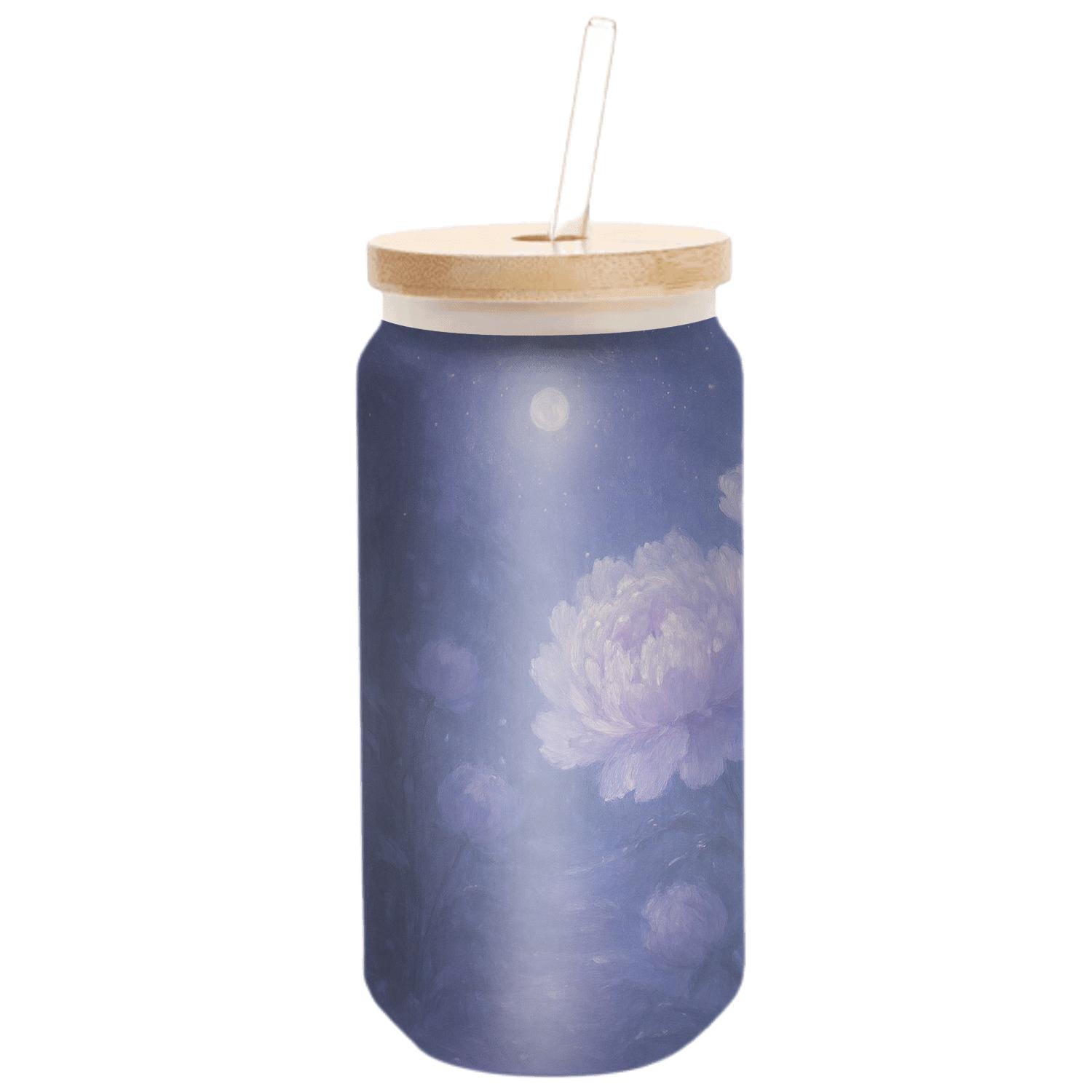 Moonlit Peony Mirage custom engraved glassware