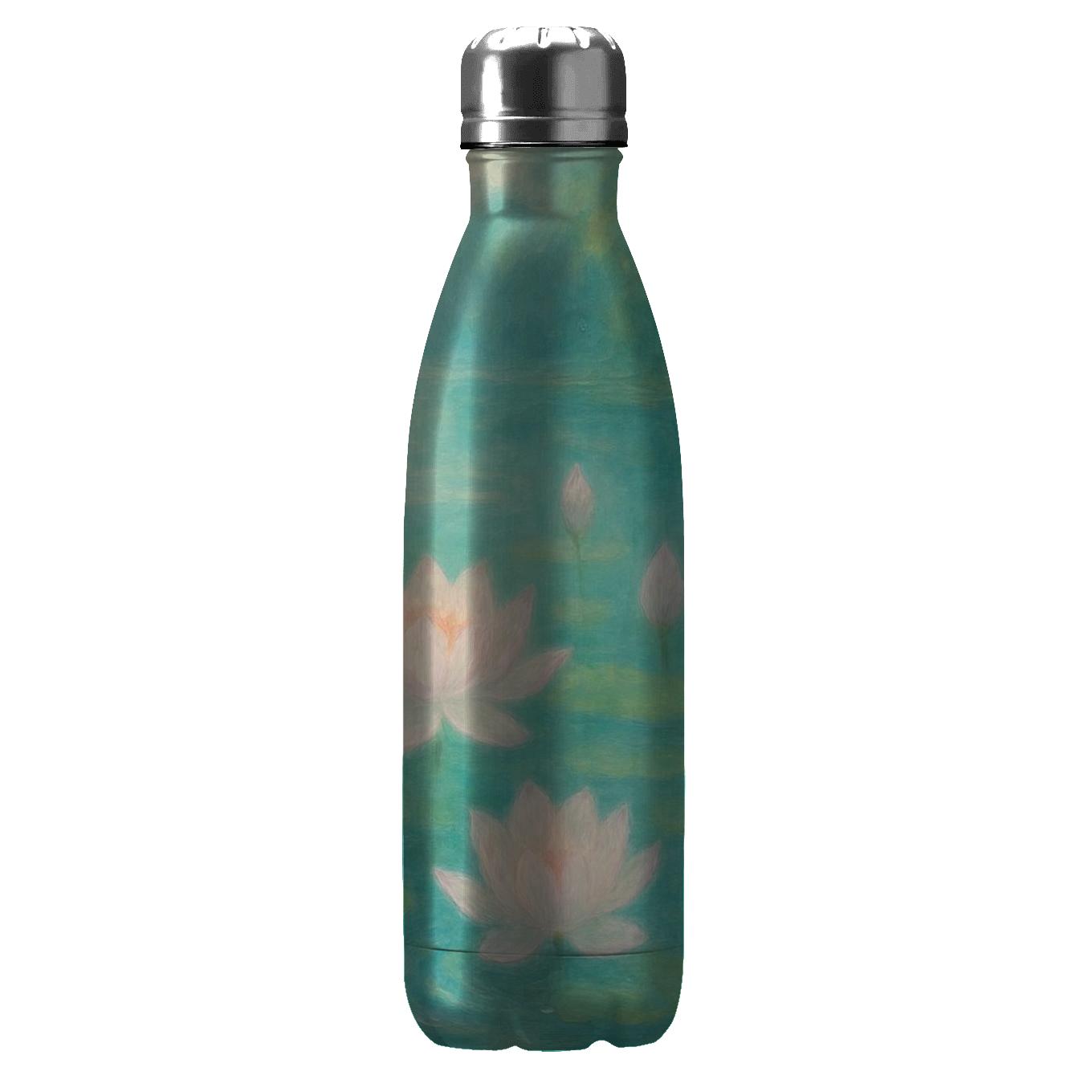 Enchanted Lotus Lagoon personalized water bottles