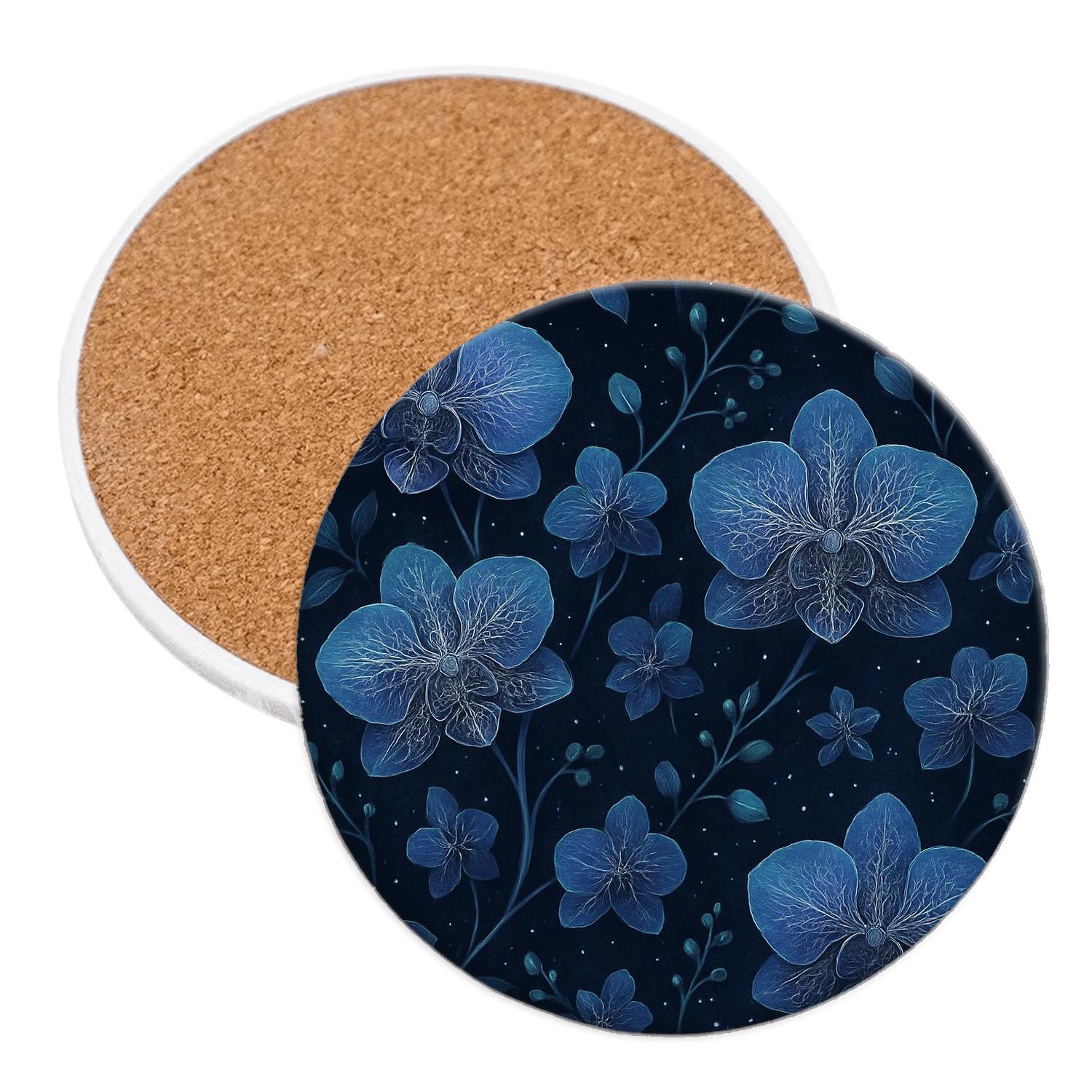 Nebula Orchid Weave coasters for home decor