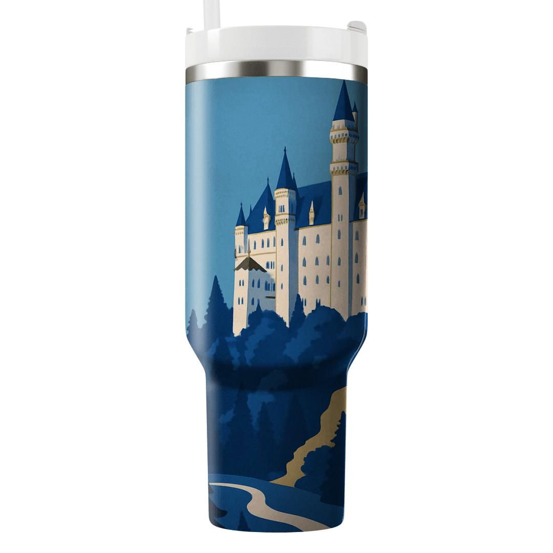 Neuschwanstein Castle tumblers with lids