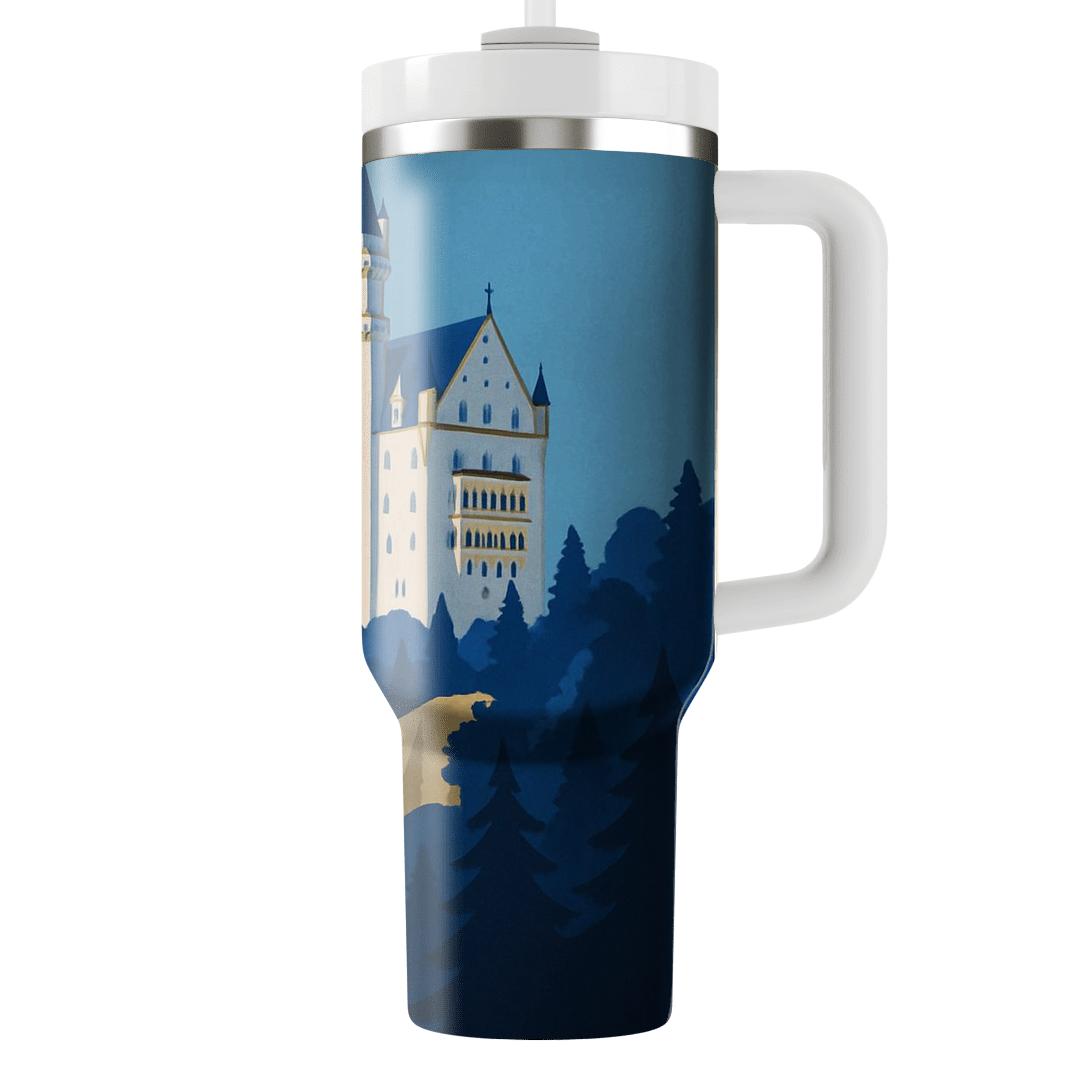 Neuschwanstein Castle tumblers with lids