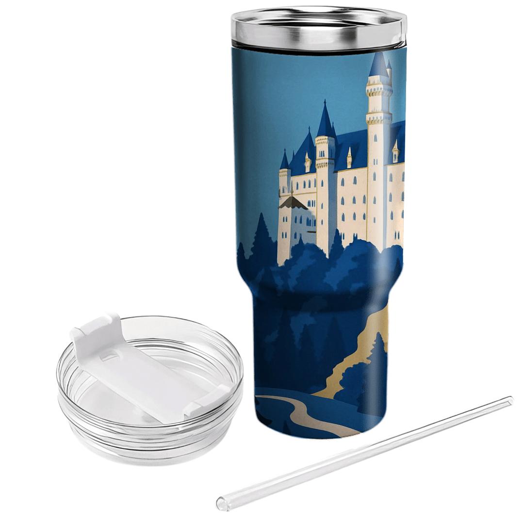 Neuschwanstein Castle tumblers with lids