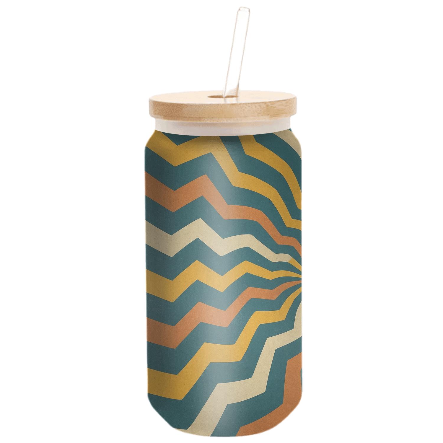 Solar Groove Chevron textured glass