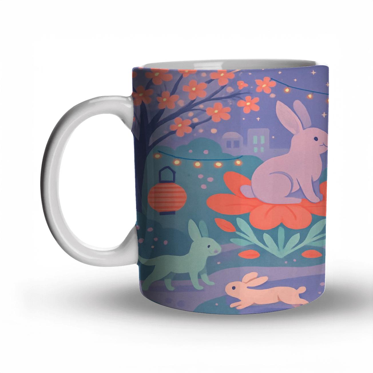 Springtime Starlit Parade premium drinkware mugs
