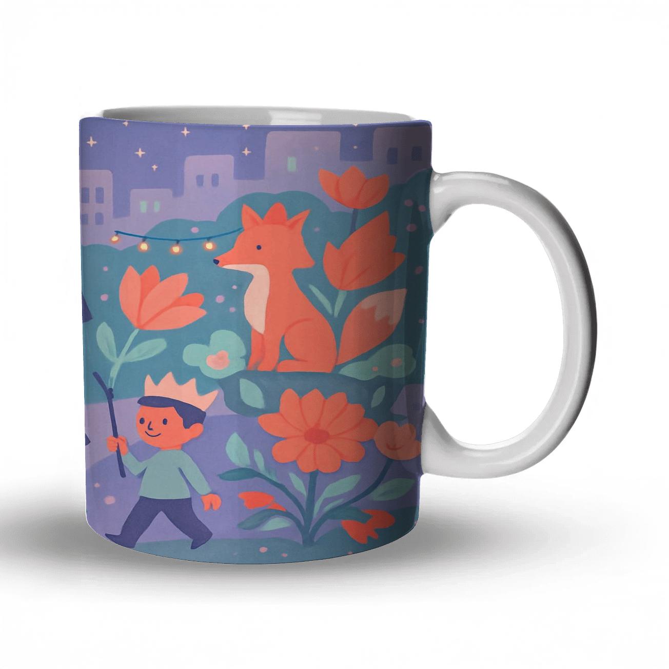 Springtime Starlit Parade premium drinkware mugs