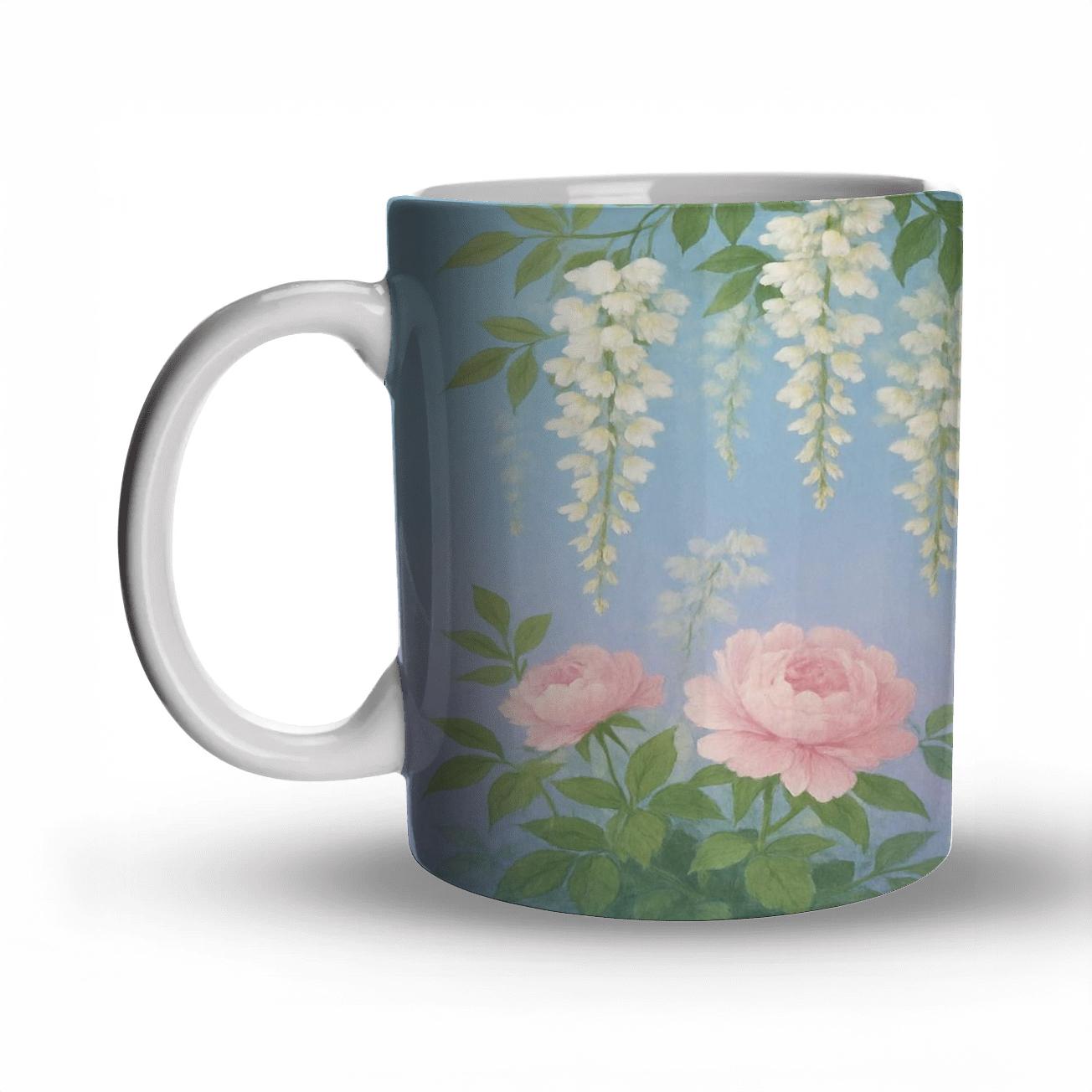 Ethereal Garden Dream premium drinkware mugs