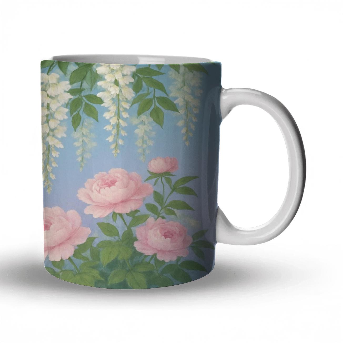 Ethereal Garden Dream premium drinkware mugs