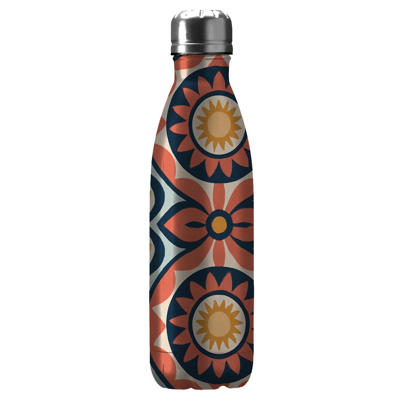 Sunburst Geo Mandala insulated water bottles