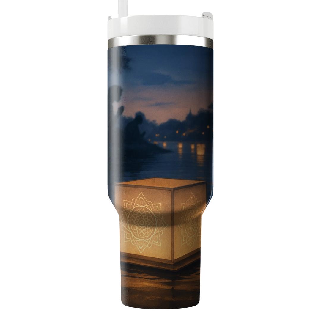 Lanterns Of Quiet Faith tumblers with lids