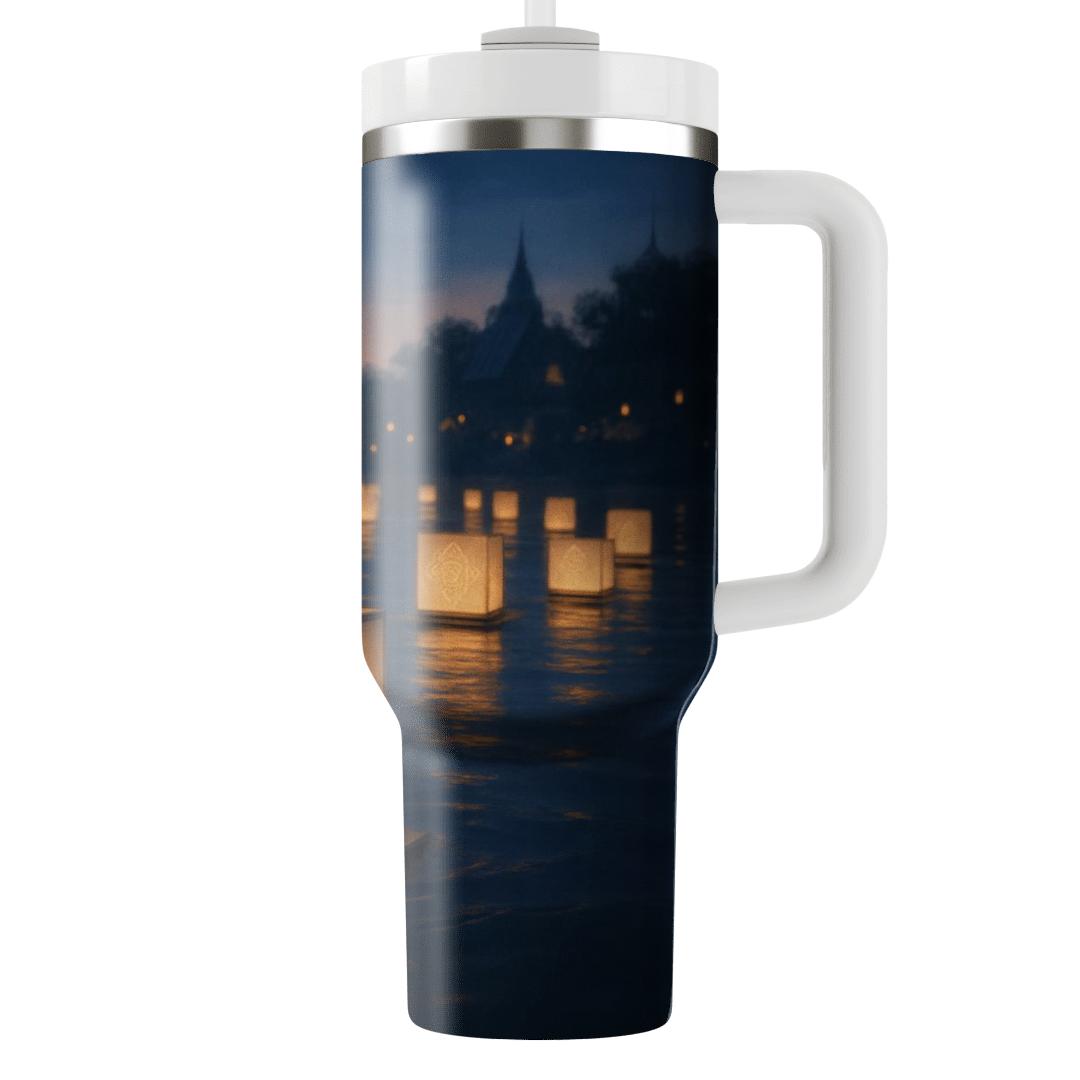 Lanterns Of Quiet Faith tumblers with lids