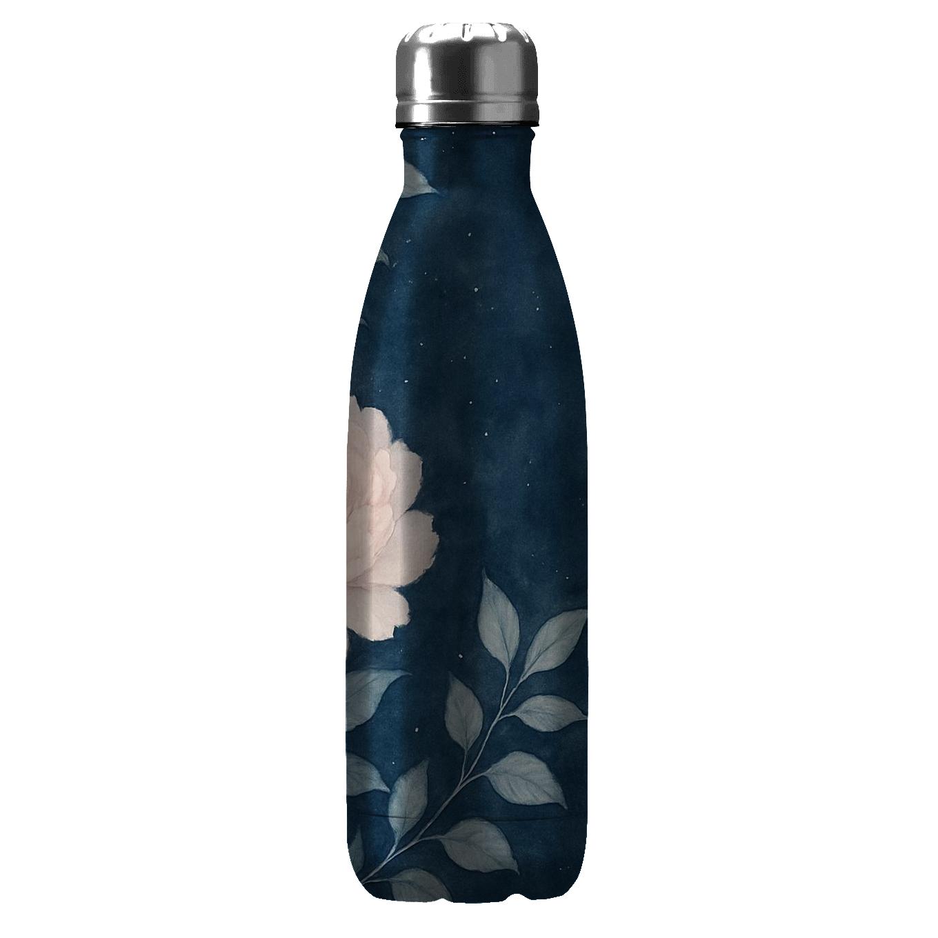 Moonlit Peony Cascade unique water bottles