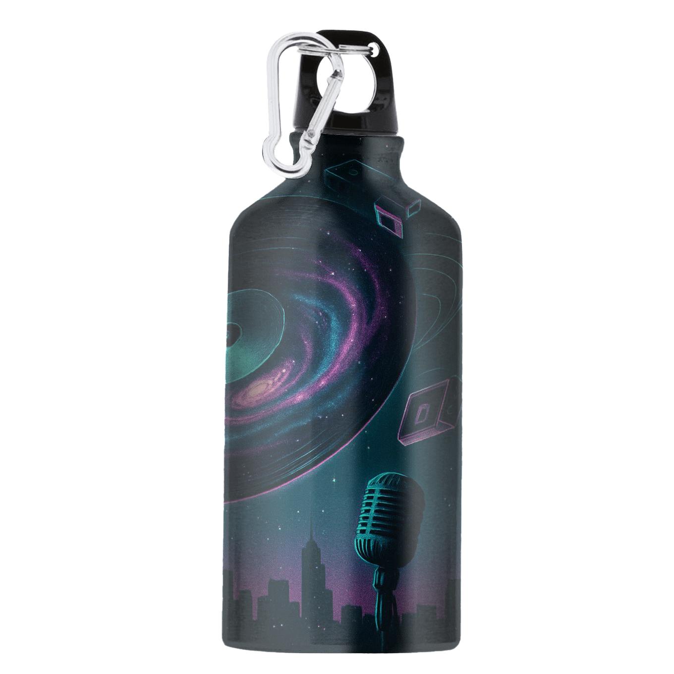 Neon Vinyl Cosmos personalized sports bottles