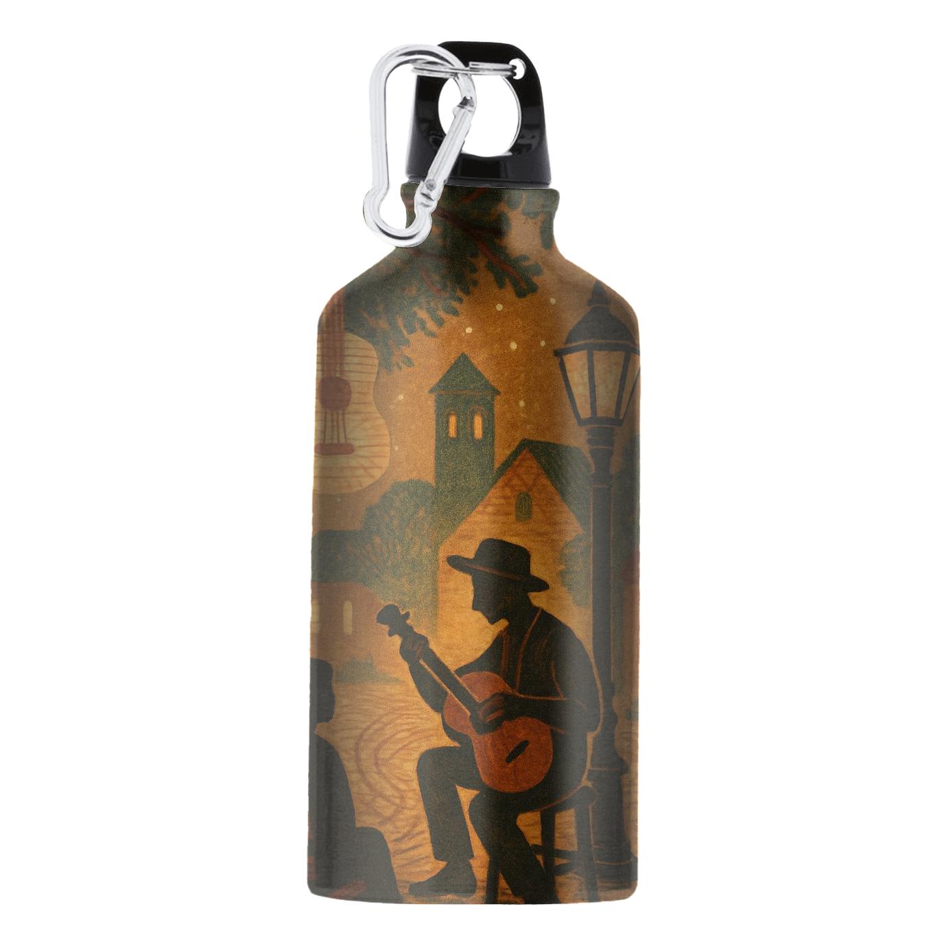 Folk Lanterns At Dusk portable sports bottles