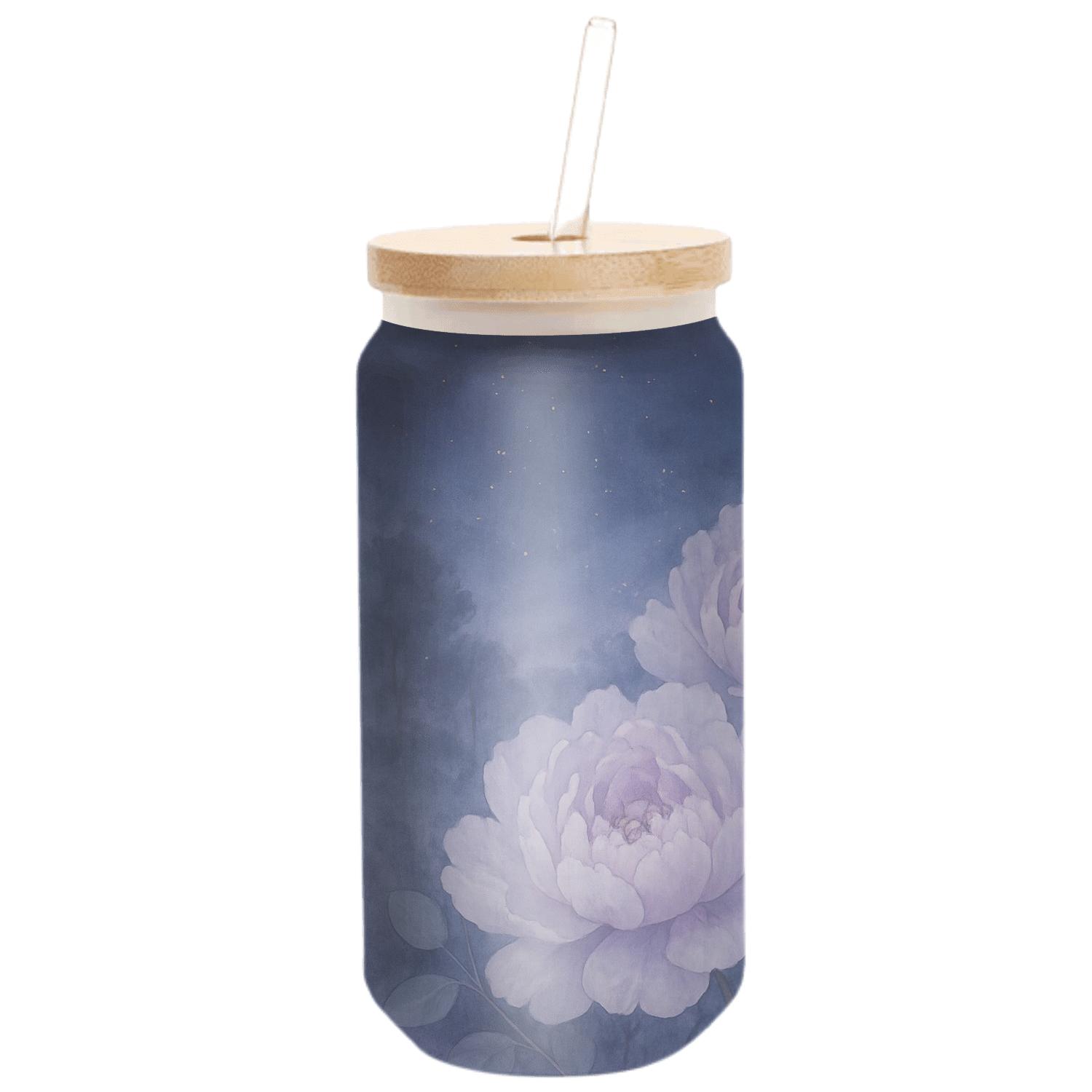 Moonlit Peony Vista glassware drinkware