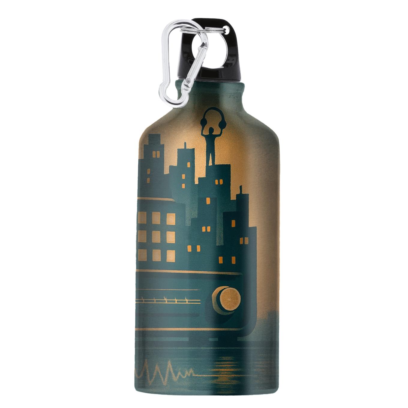 Analog Skyline Radio portable sports bottles
