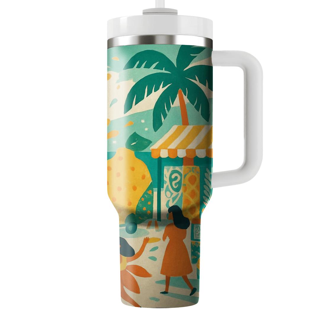 Summer Citrus Parade unique tumblers