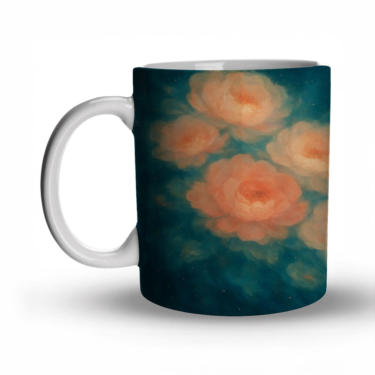 Nebula Petal Cascade gift mugs for occasions