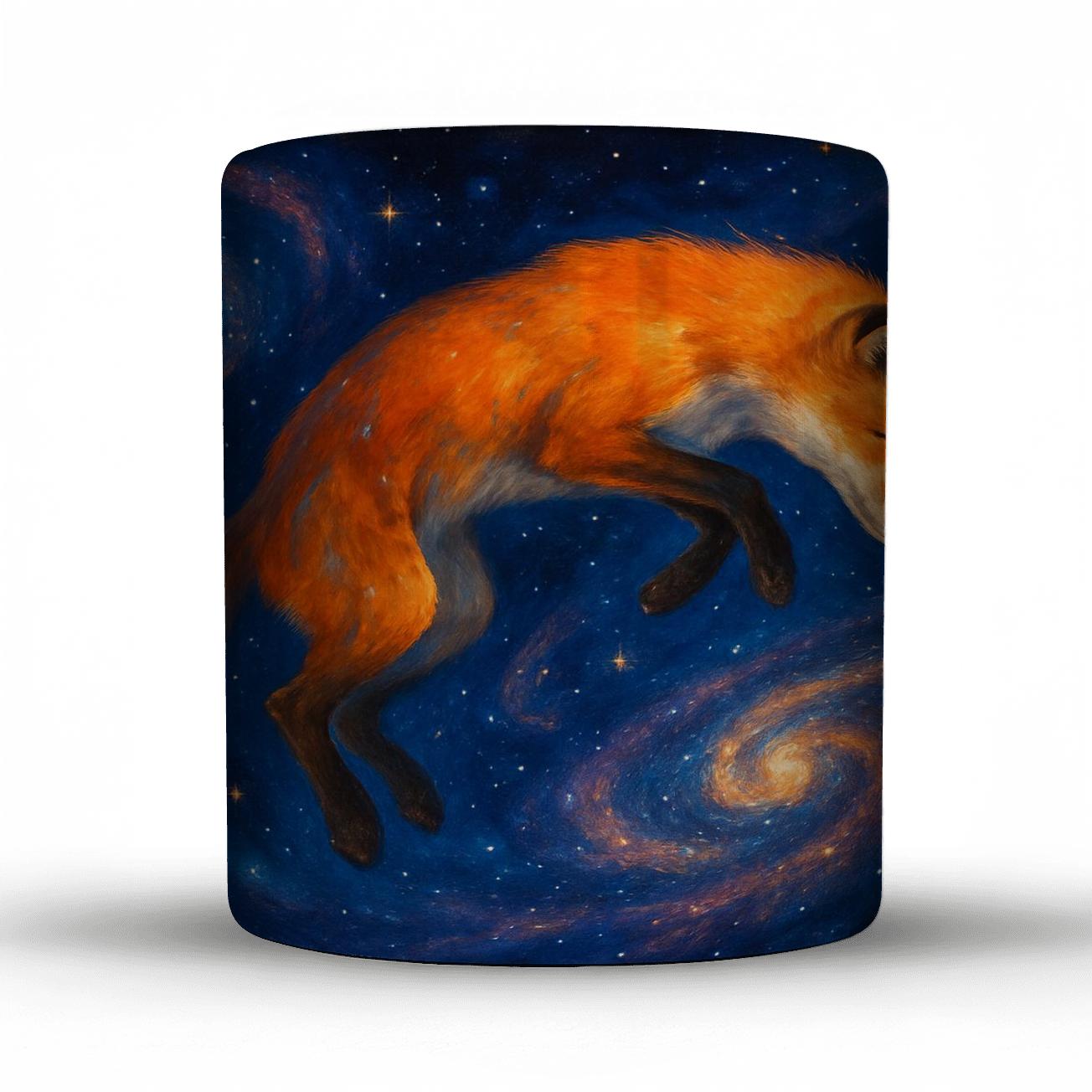 Cosmic Fox Dance novelty coffee mugs