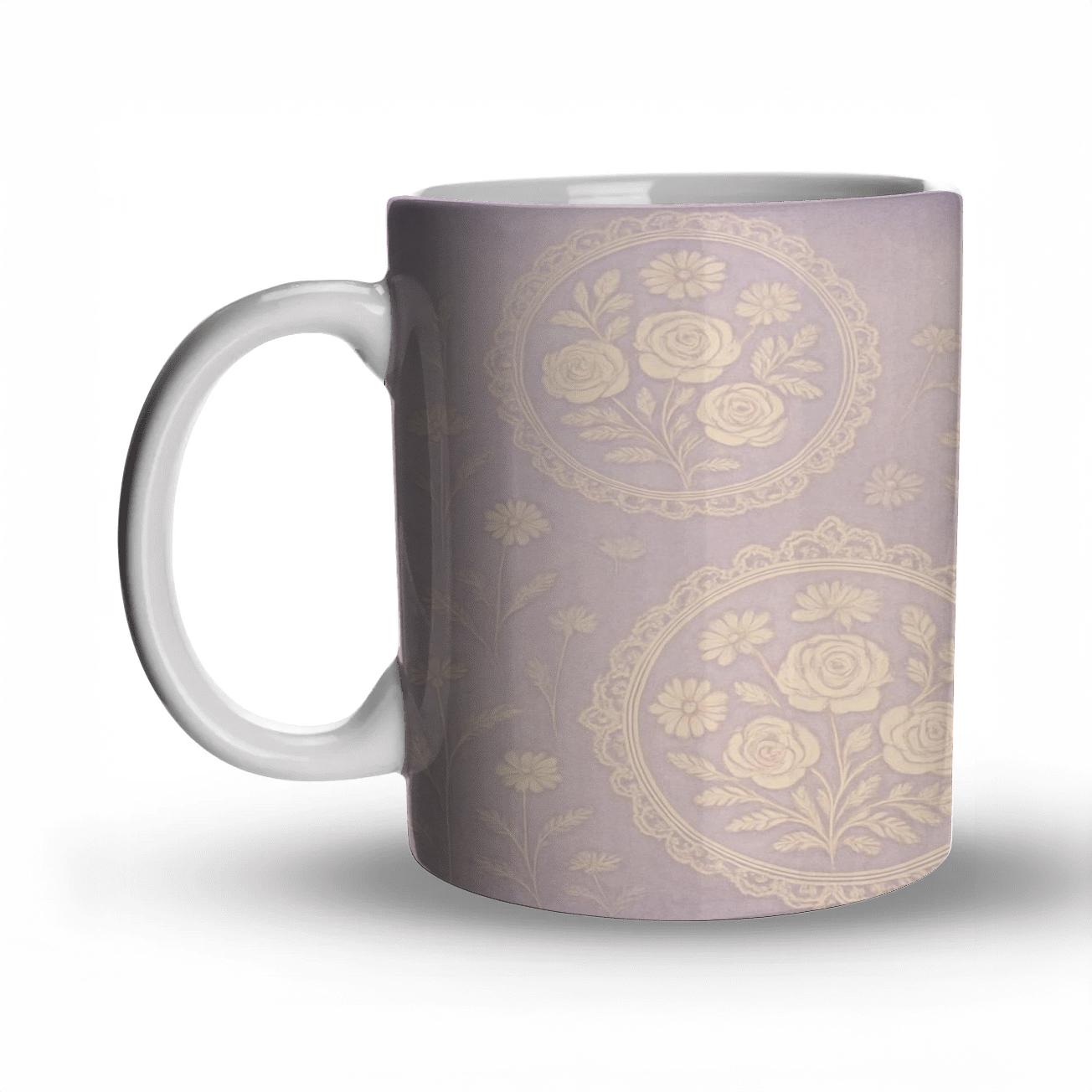 Lunar Meadow Lace gift mugs for occasions