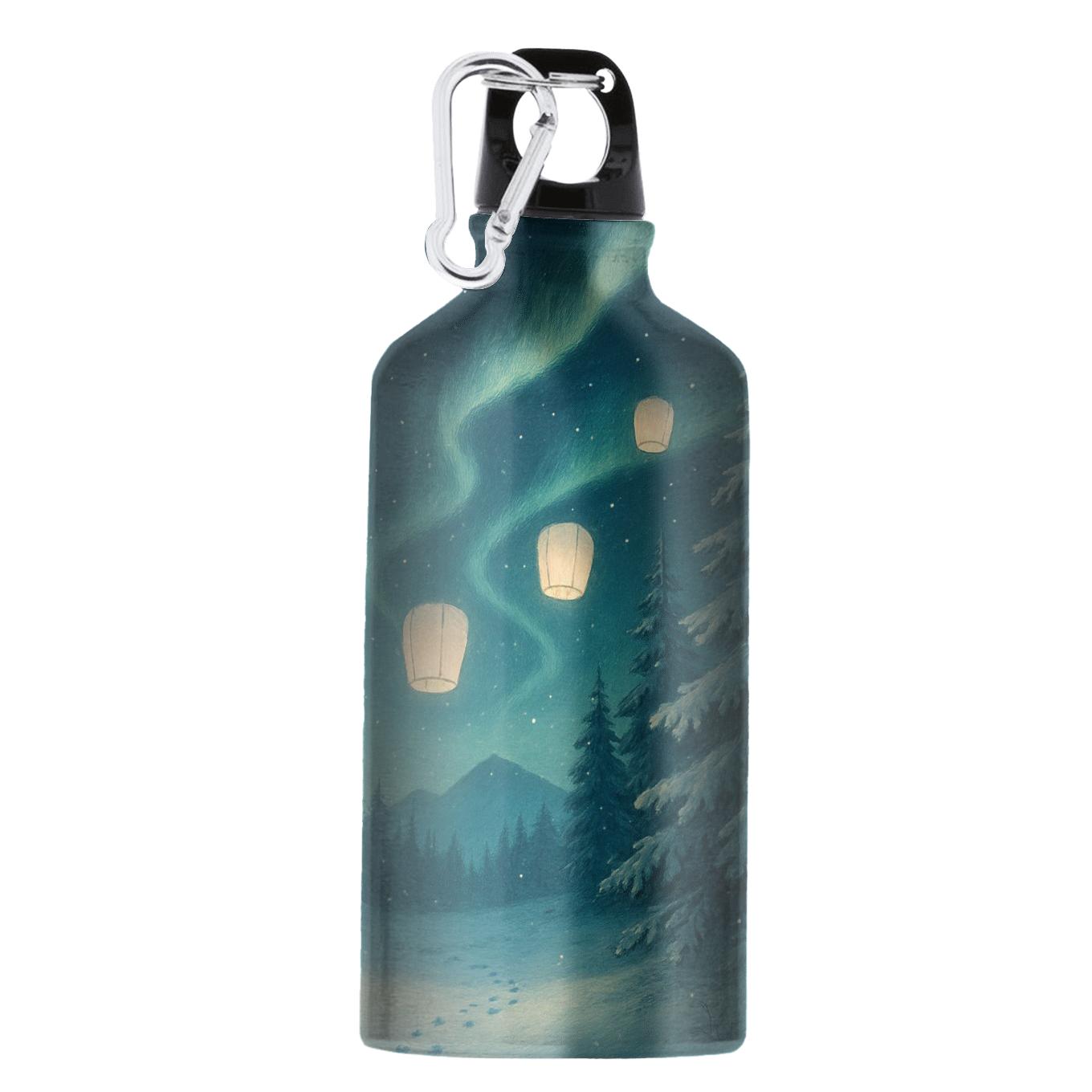 Aurora Winter Lanterns premium sports bottles