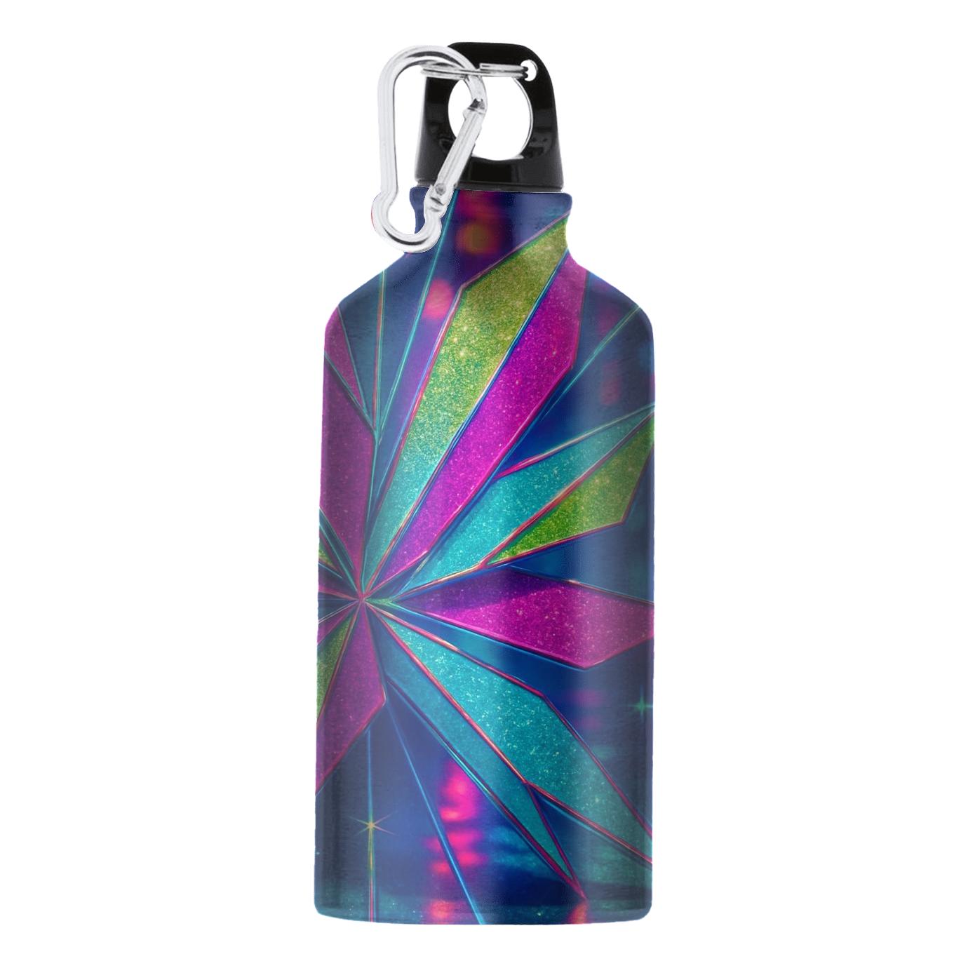 Neon Prism Couture stylish sports bottles