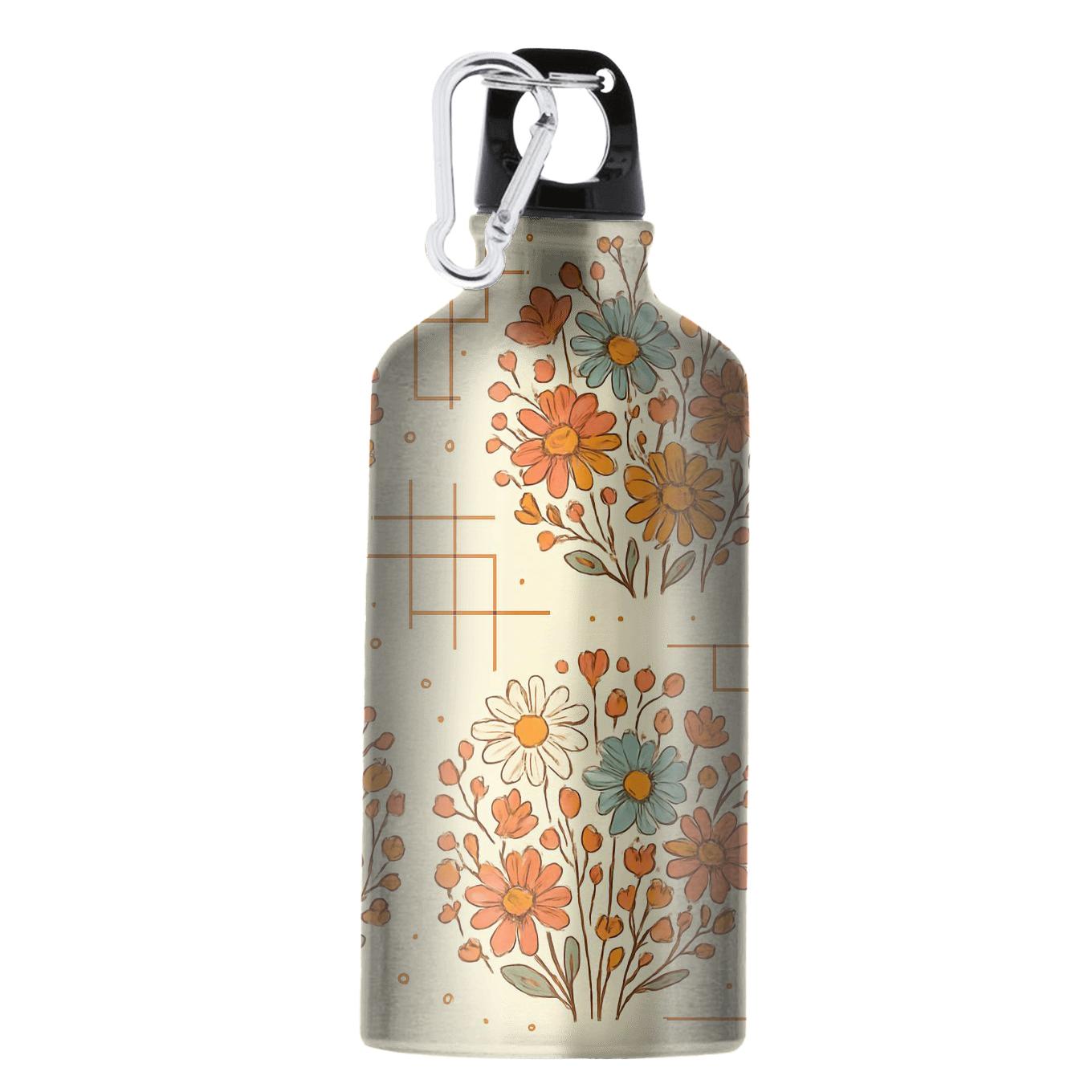 Starlight Wildflower Geometry personalized sports bottles