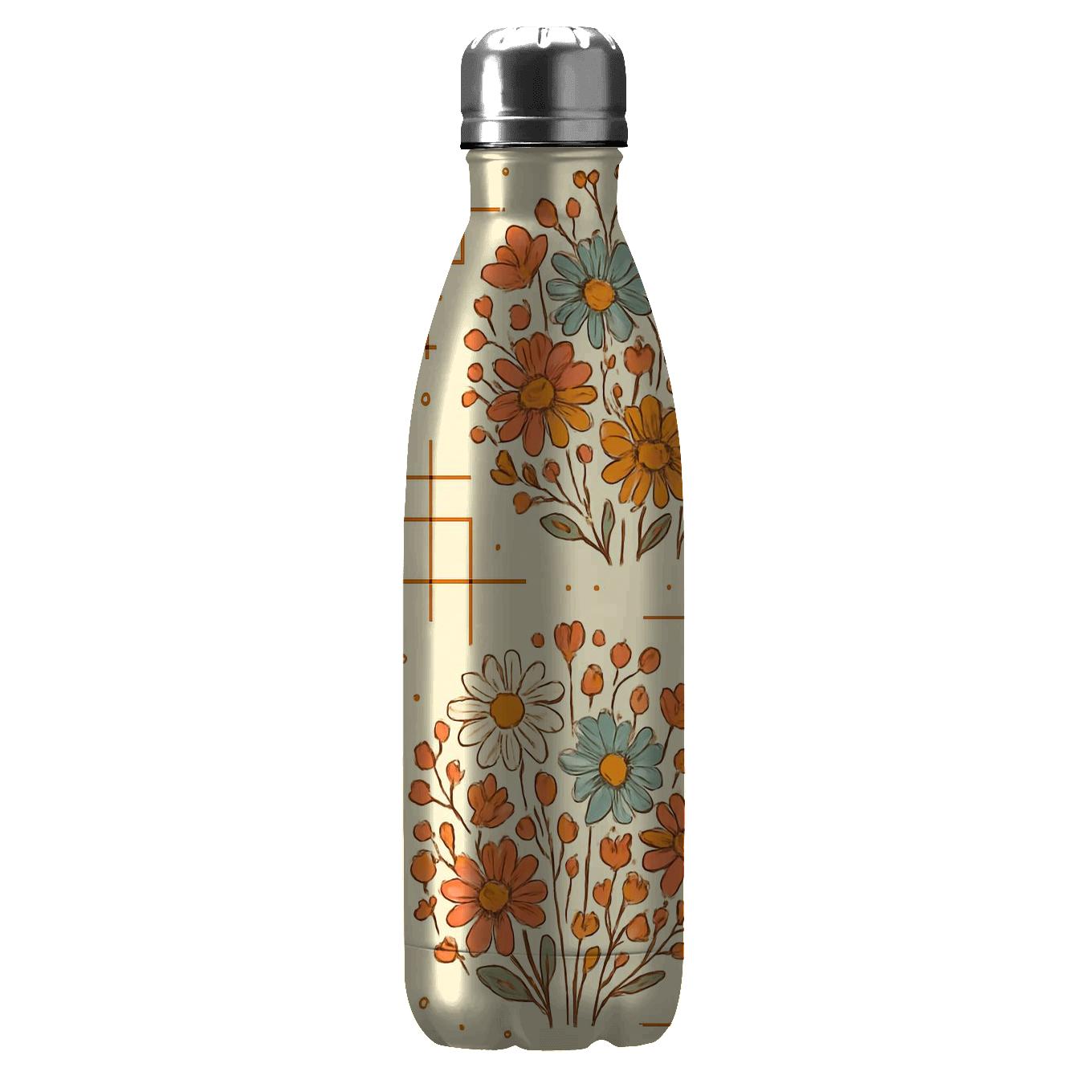 Starlight Wildflower Geometry water bottles for gifts