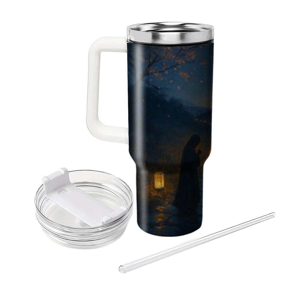 Lanterns Of Quiet Guidance tumblers with lids