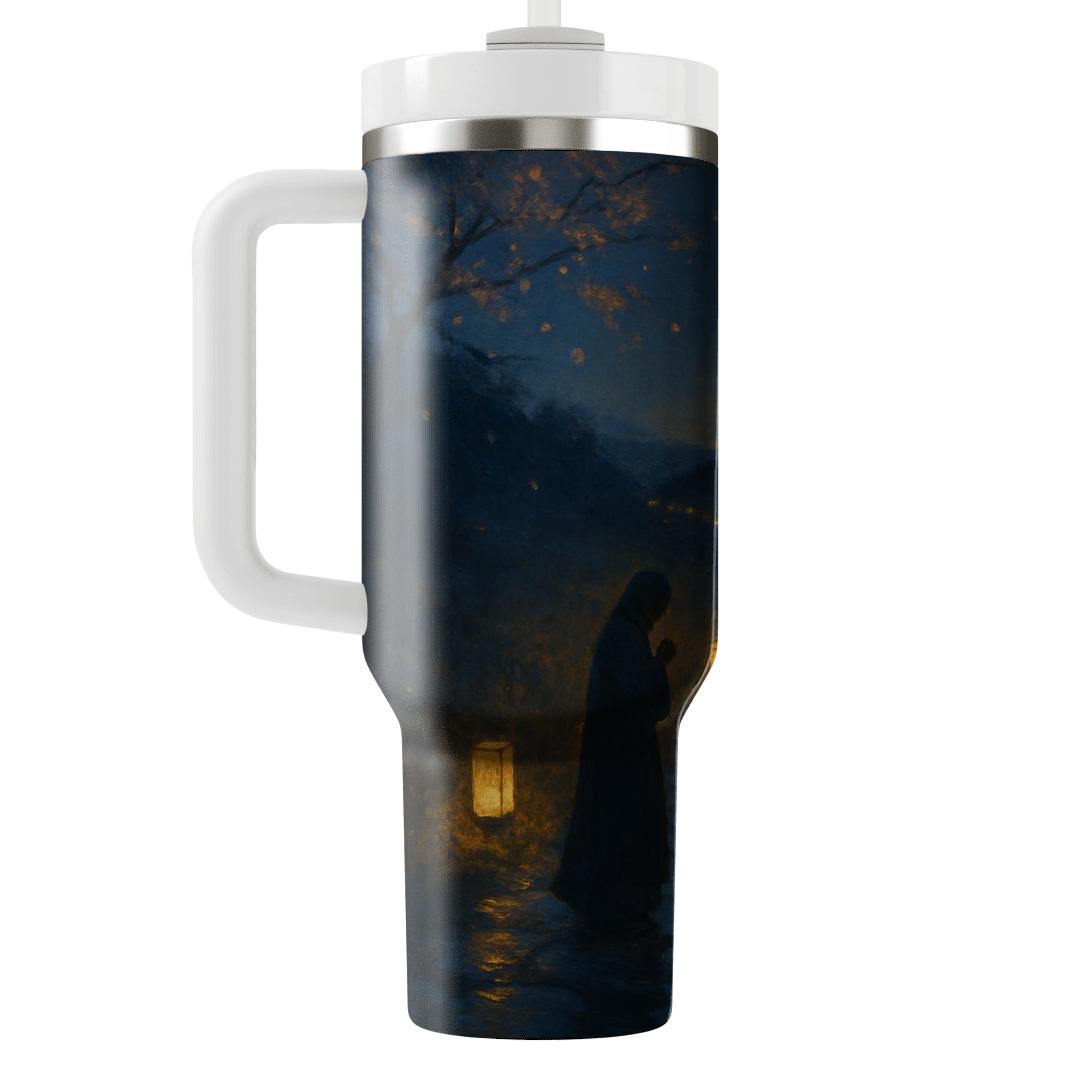 Lanterns Of Quiet Guidance tumblers with lids