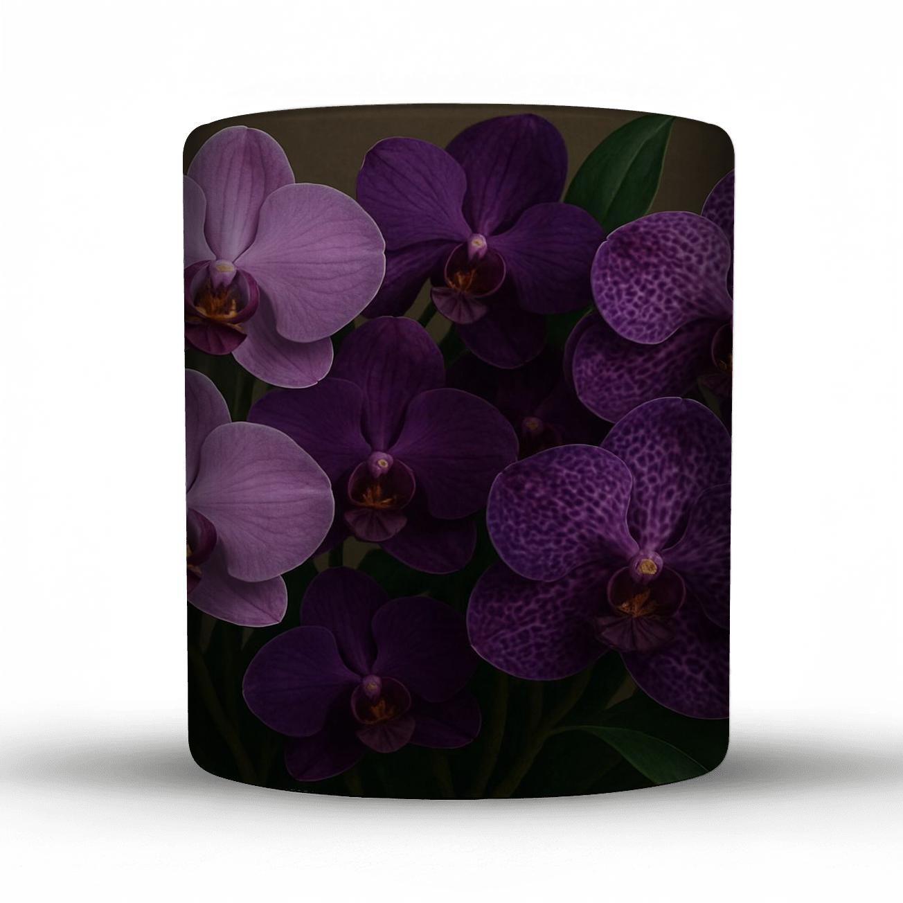 Elegant Orchid Fantasy decorative mug sets