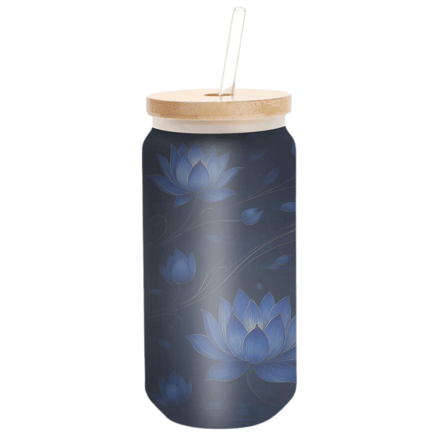 Midnight Lotus Sonata custom engraved glassware