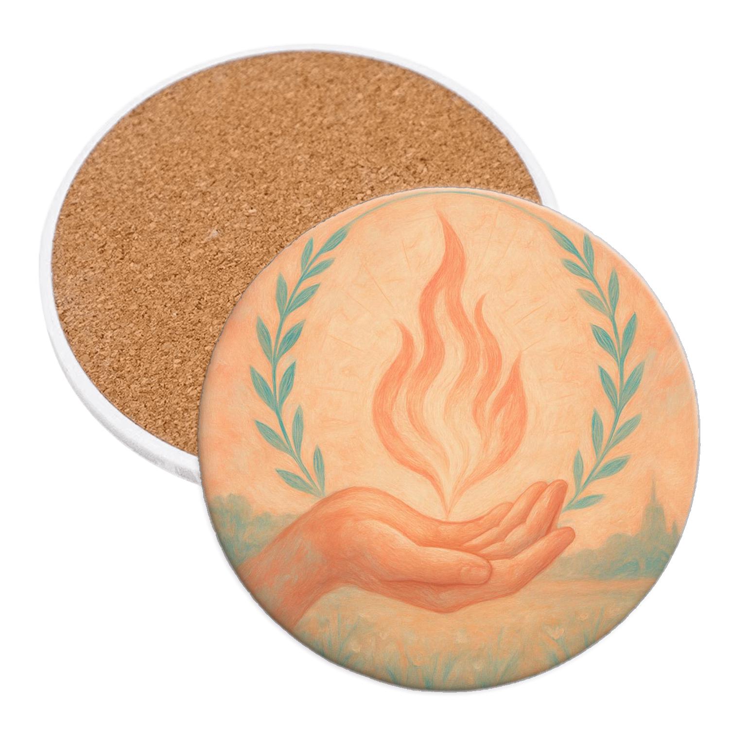 Dawn Flame Of Compassion stone coaster collections