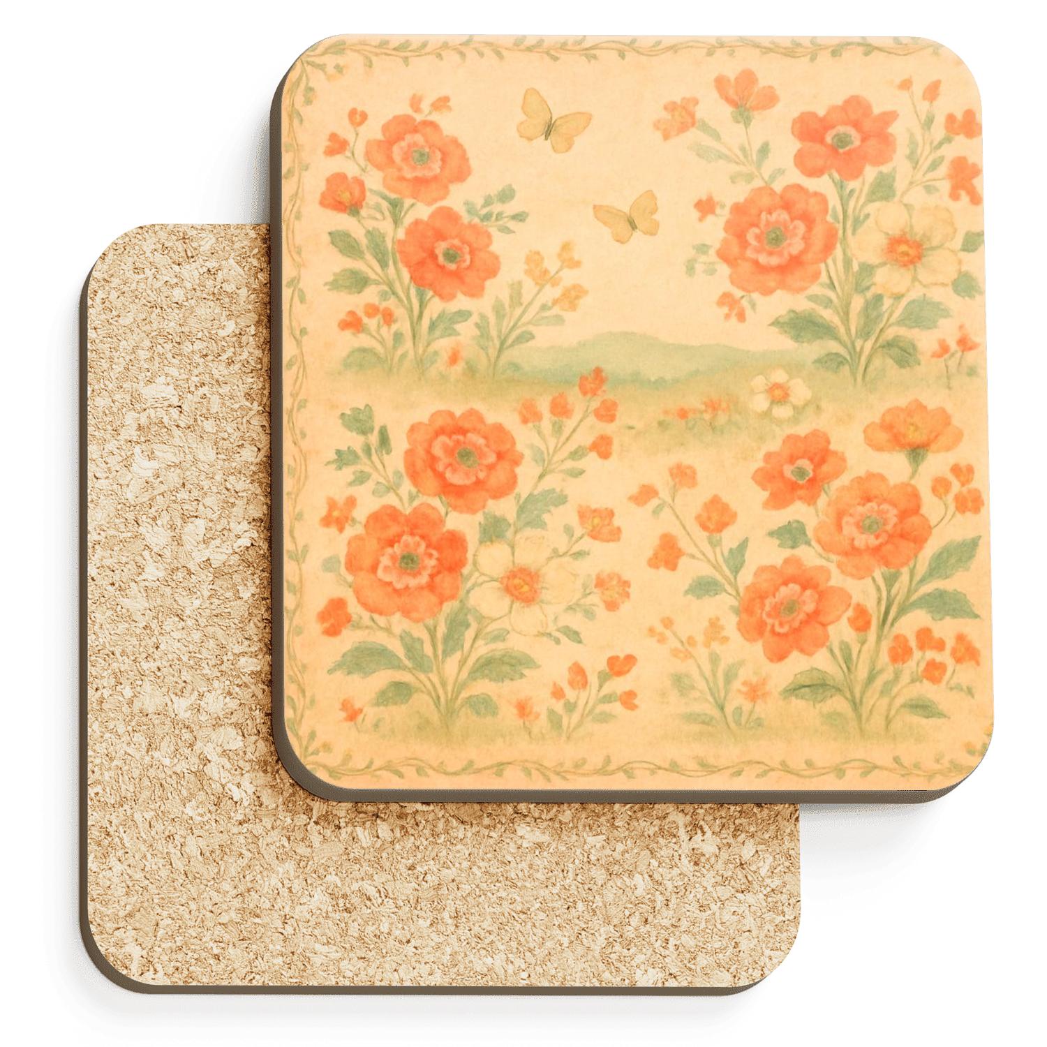 Apricot Meadow Tapestry stone coaster collections