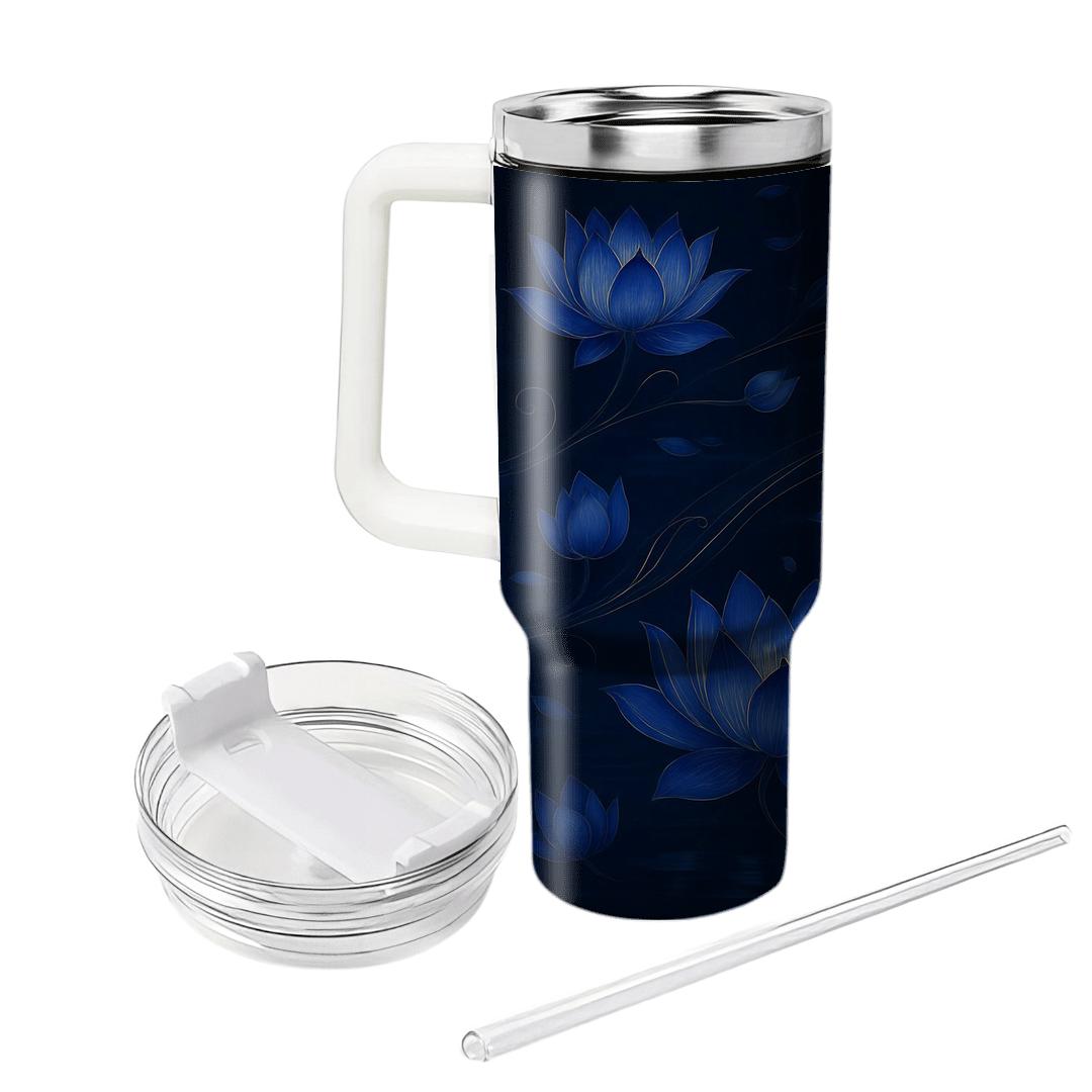 Midnight Lotus Sonata custom tumblers