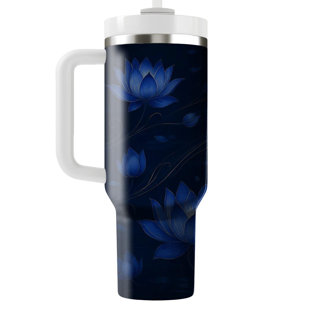 Midnight Lotus Sonata custom tumblers