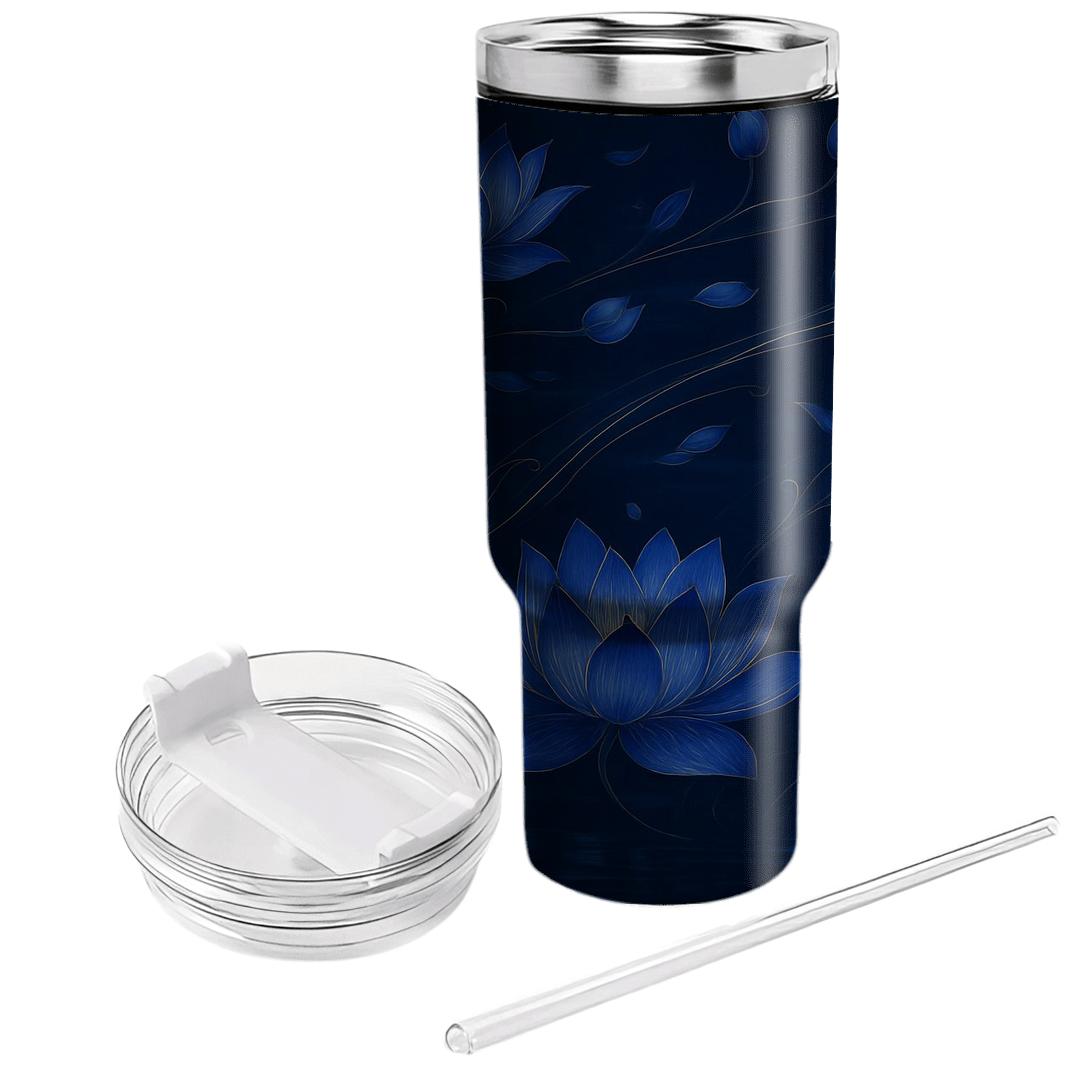 Midnight Lotus Sonata custom tumblers